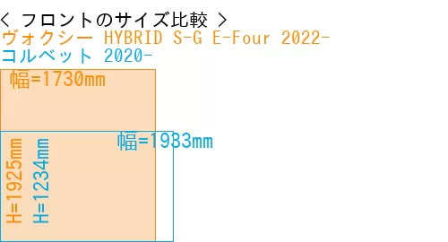 #ヴォクシー HYBRID S-G E-Four 2022- + コルベット 2020-
